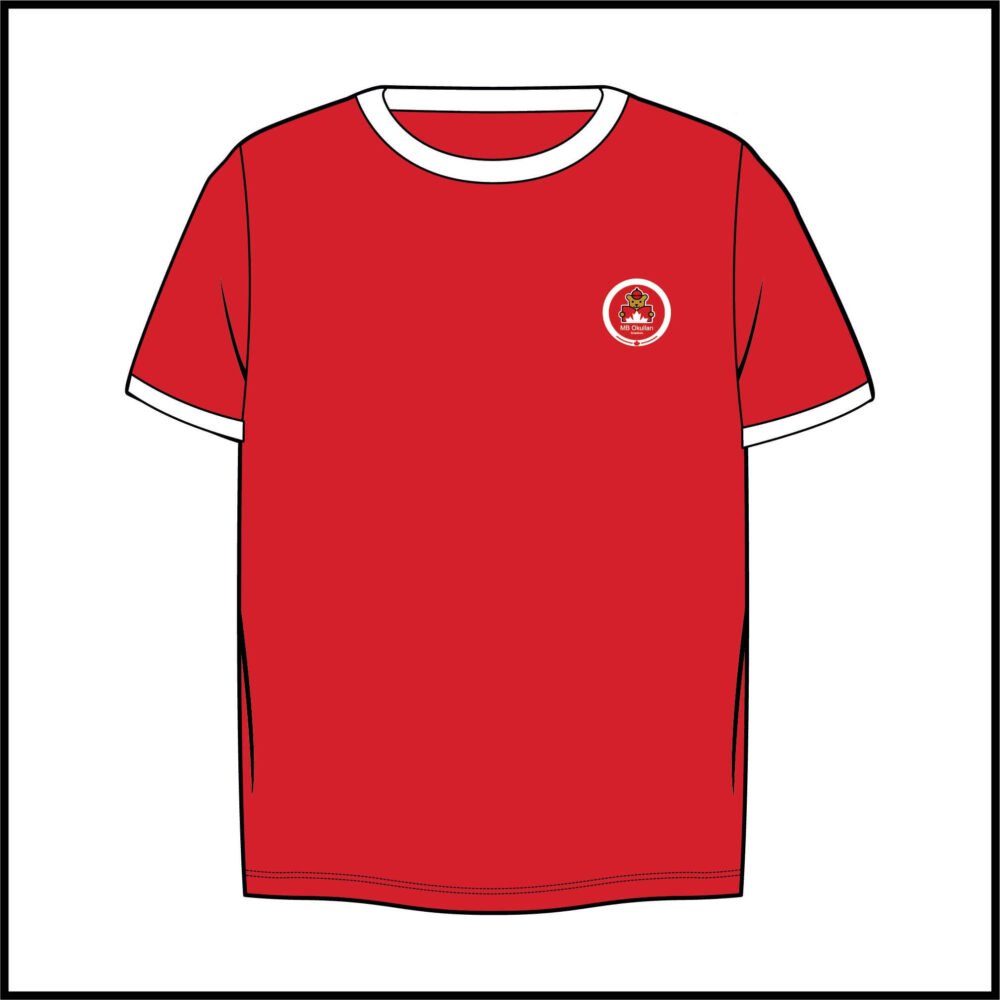 T-shirt Red (Organic cotton)