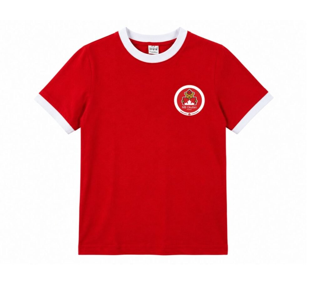 T-shirt Red (Organic cotton)